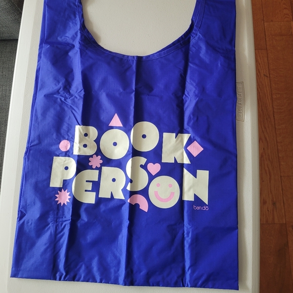 BAGGU Handbags - BAGGU Standard Size Book Person Reusable Grocery Tote Bag